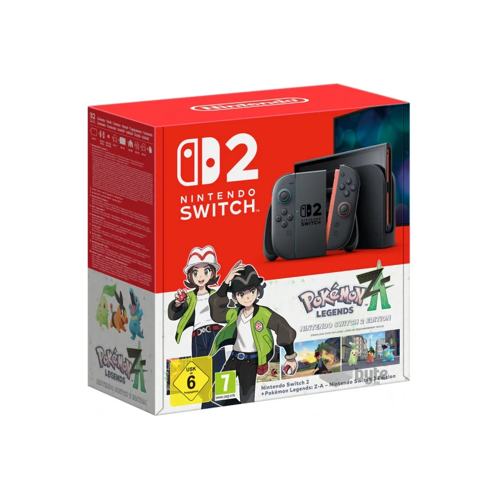 Nintendo Switch 2 játékkonzol + Pokémon Legends: Z-A játékszoftver