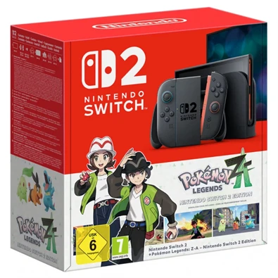 Nintendo Switch 2 játékkonzol + Pokémon Legends: Z-A játékszoftver