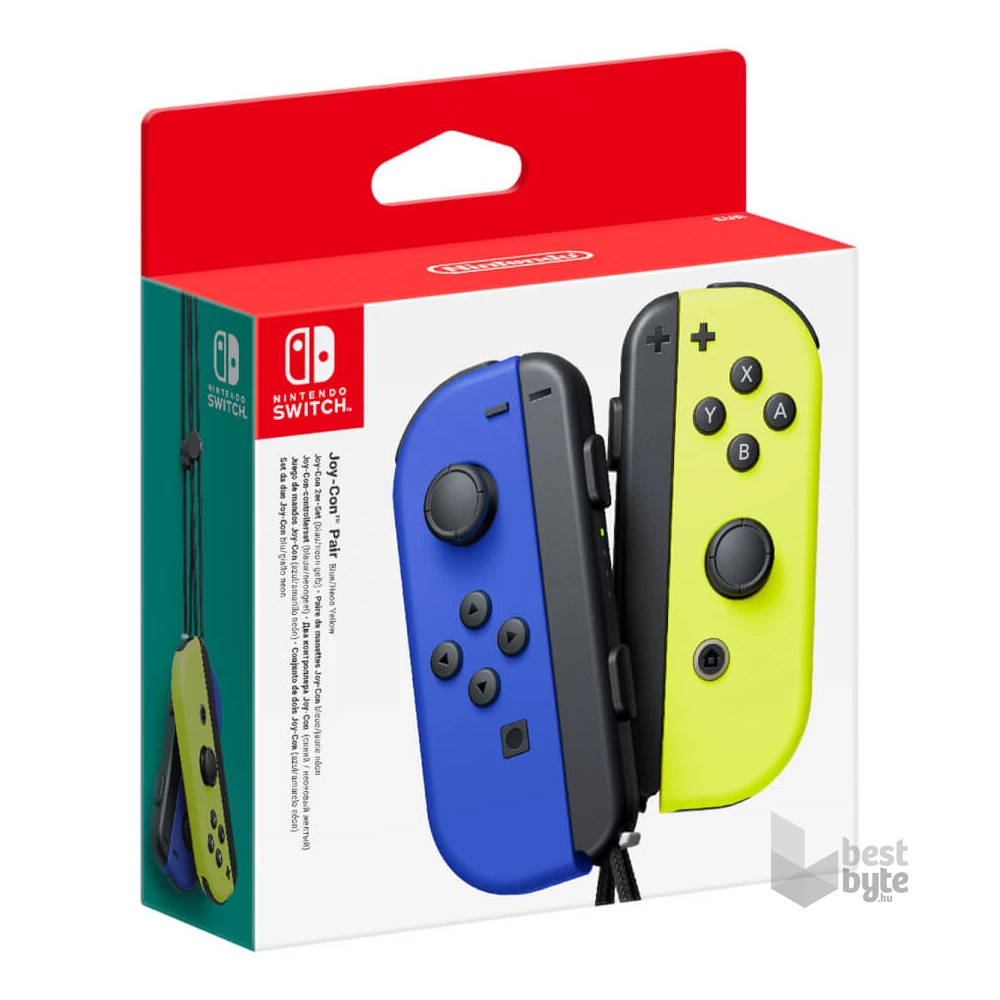 Nintendo Switch NSP065 Joy-Con Blue/Neon Yellow kék-sárga kontroller pár