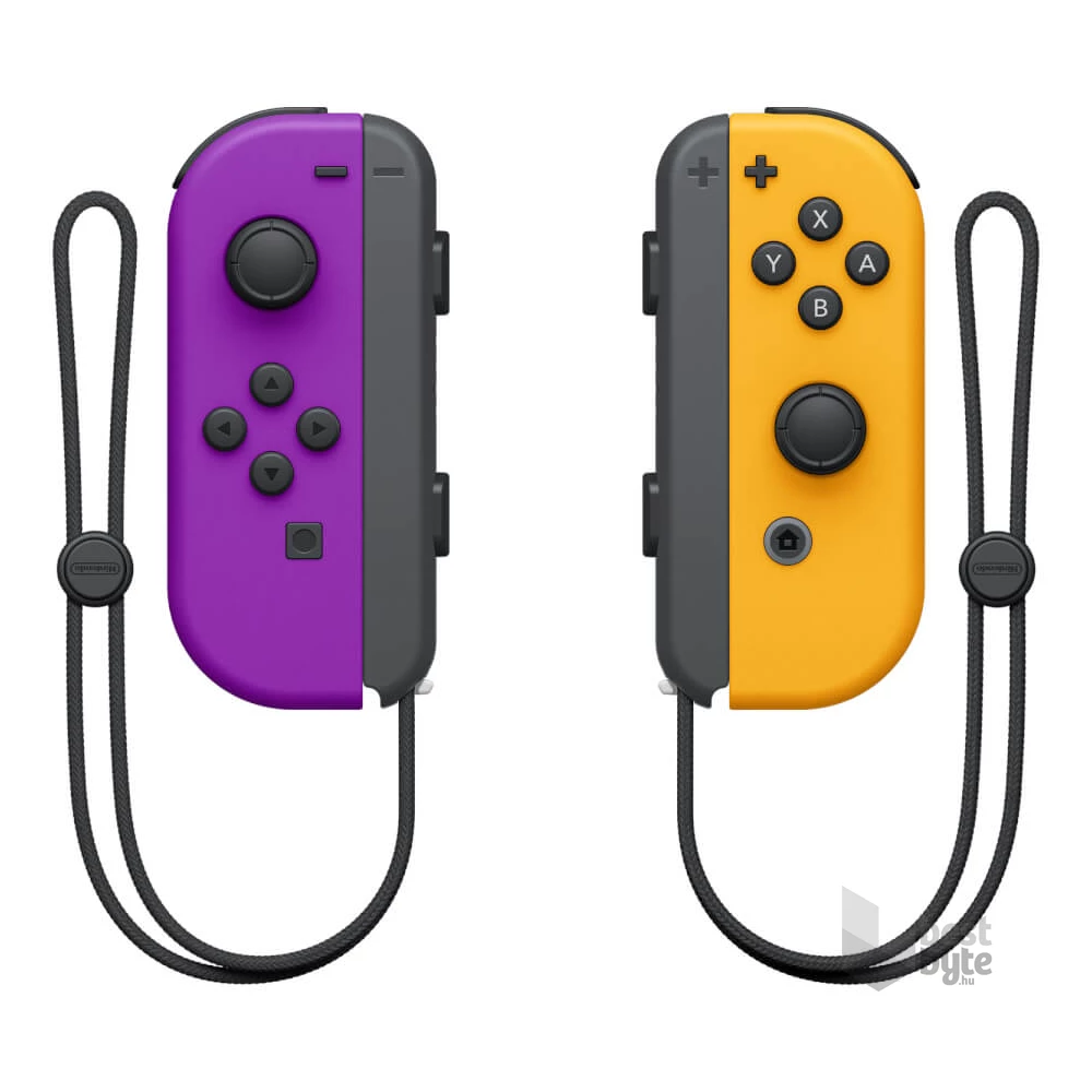 Nintendo Switch NSP078 Joy-Con Neon Purple/Neon Orange lila-narancssárga kontroller pár