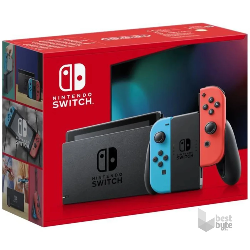 Nintendo Switch Neon Red & Blue Joy-Con  játékkonzol