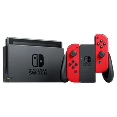Nintendo Switch Neon Red + Super Mario Odyssey játékkonzol csomag