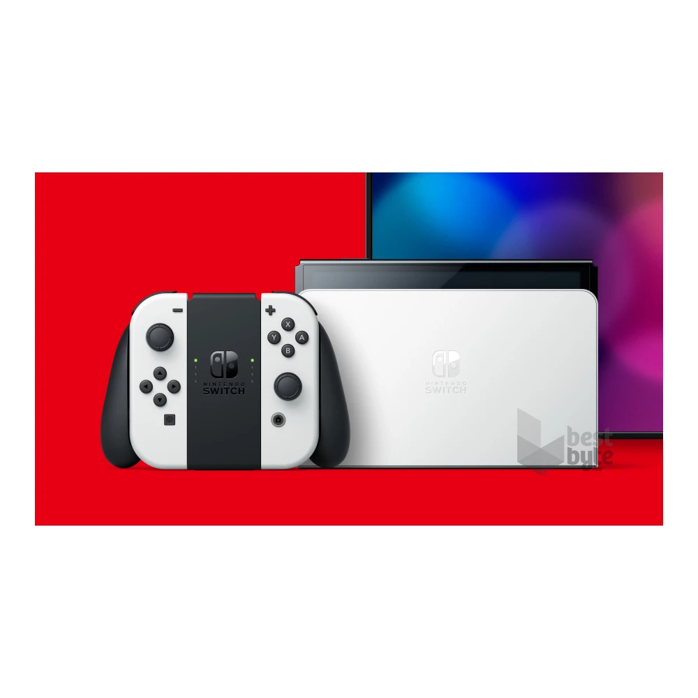 Nintendo Switch fehér OLED játékkonzol + Mario Kart 8 Deluxe + 12hónapos Nintendo Switch Online előfizetés