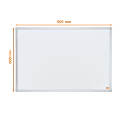 Nobo Essential 90x60cm acél mágneses fehértábla