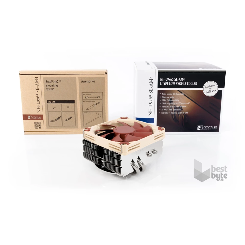 Noctua NH-L9x65 SE-AM4 9cm AM4 processzor hűtő