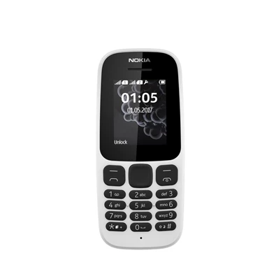 Nokia 105 (2017) 1,8" Dual SIM fehér mobiltelefon