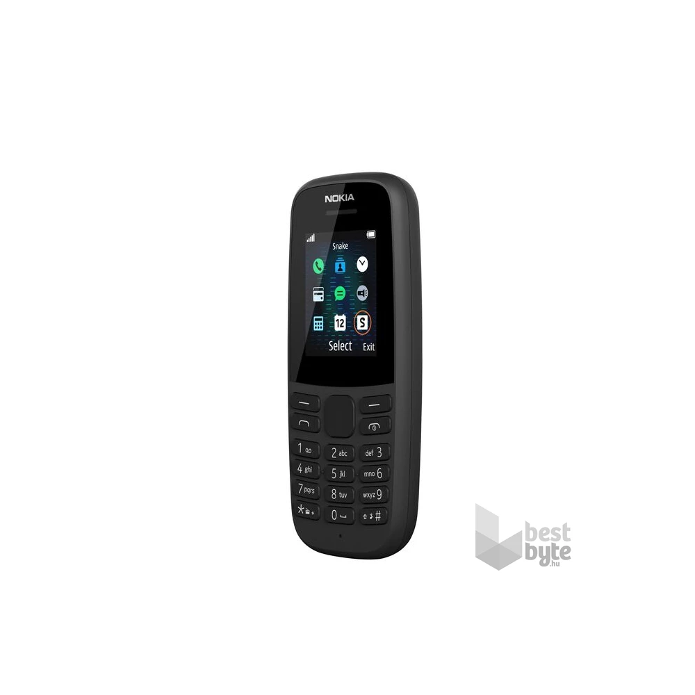 Nokia 105 (2019) 1,77" fekete mobiltelefon