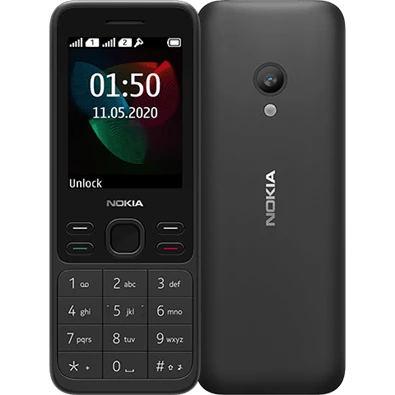 Nokia 150 (2020) 2,4" Dual SIM fekete mobiltelefon