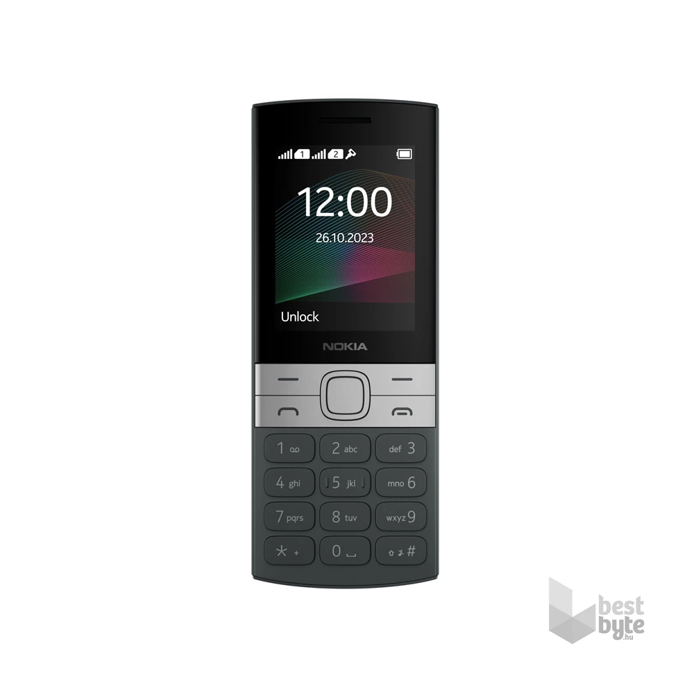 Nokia 150 (2023) 2,4" Dual SIM fekete mobiltelefon