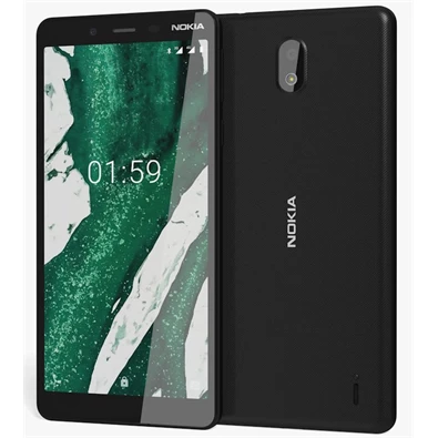 Nokia 1 + 1/8GB DualSIM kártyafüggetlen okostelefon - fekete (Android)