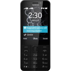 Nokia 230 DS 2,8" Dual SIM sötét ezüst mobiltelefon