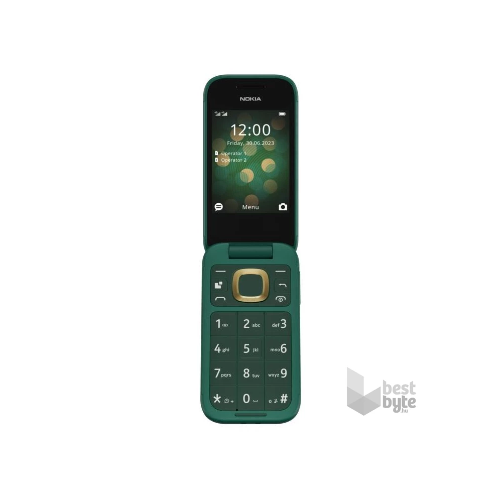 Nokia 2660 Flip 2,8" Dual SIM zöld mobiltelefon