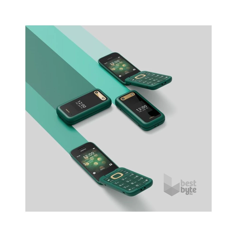 Nokia 2660 Flip 2,8" Dual SIM zöld mobiltelefon