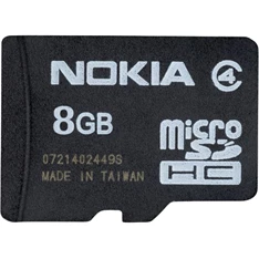 Nokia ONO-MU-43 8GB Micro SD memóriakártya + adapter