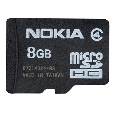Nokia ONO-MU-43 8GB Micro SD memóriakártya + adapter