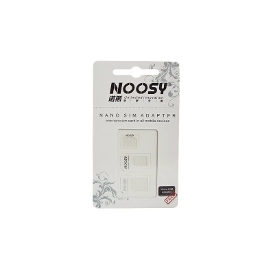 Noosy nano és micro 3 az 1-ben SIM kártya adapter + SIM kiszedő tű