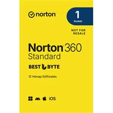 Ajándék Norton 360 Standard 10GB HUN 1 Felhasználó 1 gép 1 éves dobozos vírusirtó szoftver