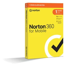 Norton 360 for Mobile HUN 1 Felhasználó 1 éves dobozos vírusirtó szoftver (Újracsomagolt) Norton 360 for Mobile HUN 1 Felhasználó 1 éves dobozos vírusirtó szoftver (Újracsomagolt)