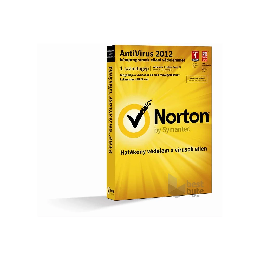 Norton Antivírus 2012 HUN 1 Felhasználó dobozos vírusirtó szoftver