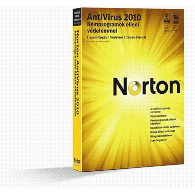 Norton Antivírus 2010 Upg. HUN, dob vírusirtó szoftver