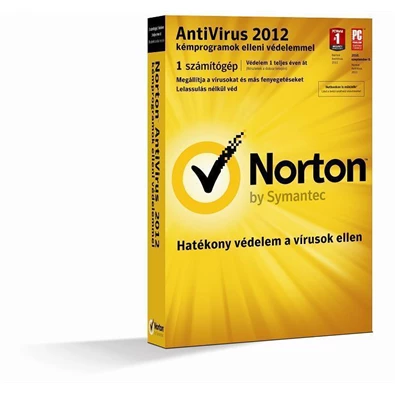 Norton Antivírus 2012 upg. HUN 3 Felhasználó dobozos vírusirtó szoftver