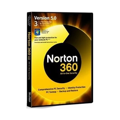 Norton 360 5.0 HUN 3 Felhasználó dobozos vírusirtó szoftver