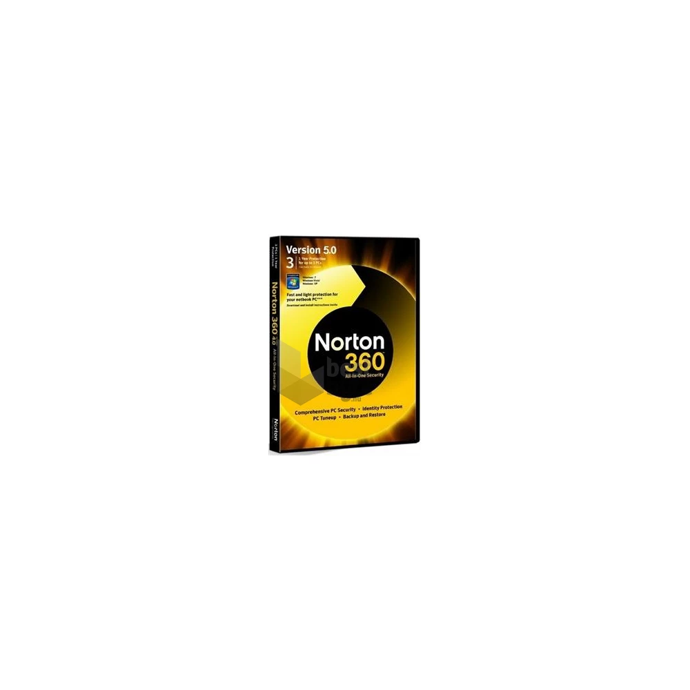 Norton 360 5.0 HUN 3 Felhasználó dobozos vírusirtó szoftver