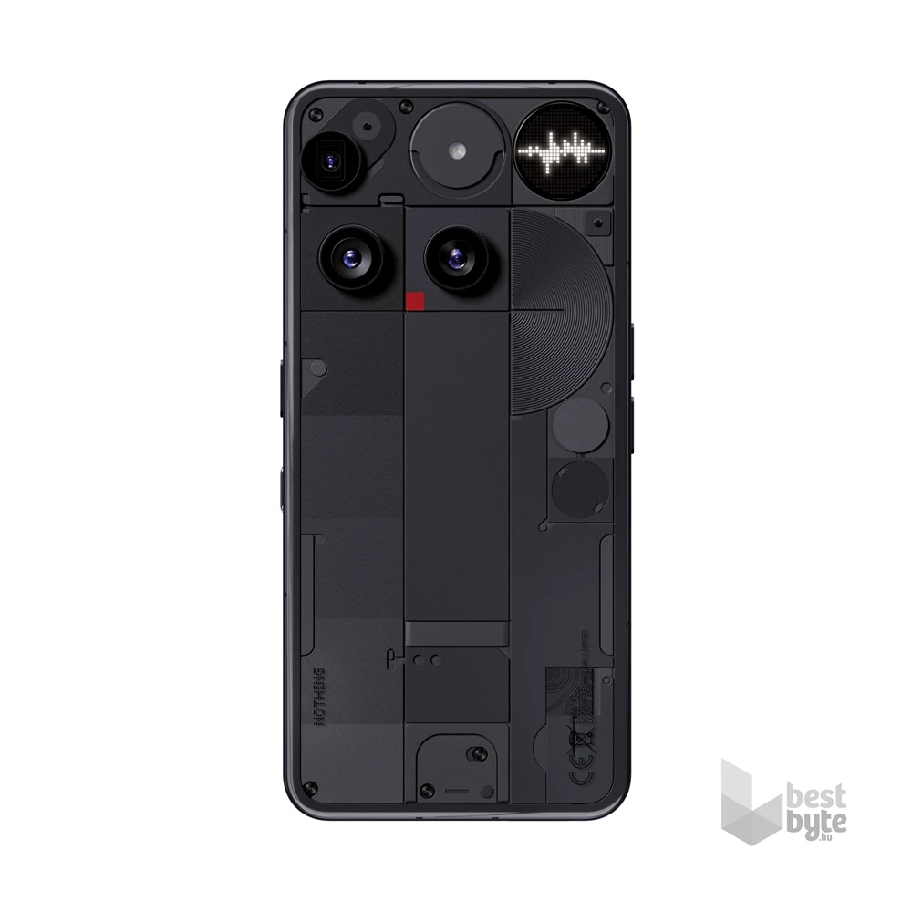 Nothing Phone (3) 12/256GB DualSIM kártyafüggetlen okostelefon - fekete (Android)