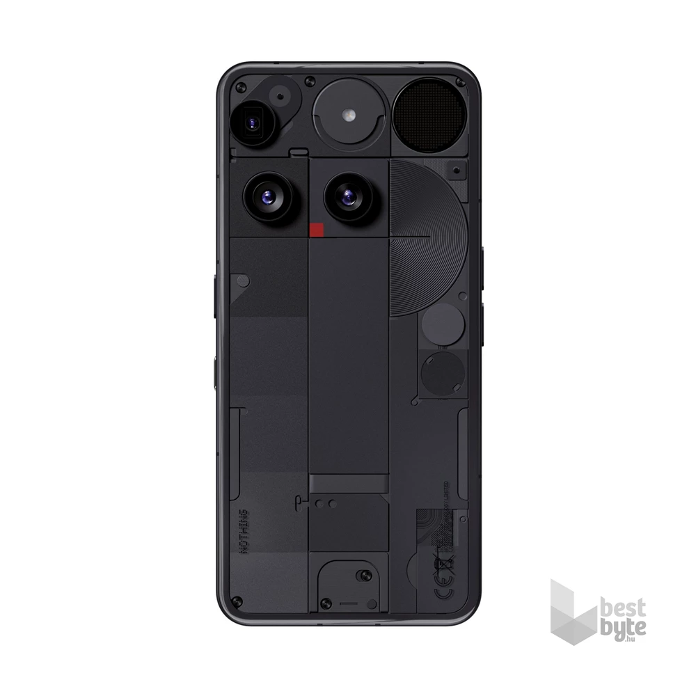 Nothing Phone (3) 12/256GB DualSIM kártyafüggetlen okostelefon - fekete (Android)