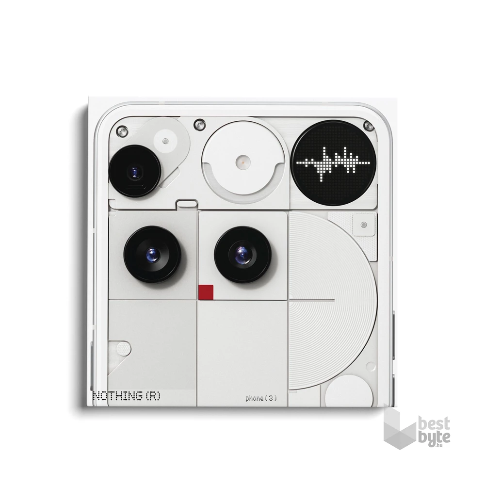 Nothing Phone (3) 16/512GB DualSIM kártyafüggetlen okostelefon - fehér (Android)