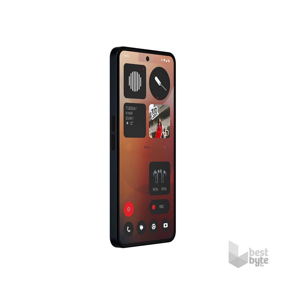 Nothing Phone (3a) 12/256GB DualSIM kártyafüggetlen okostelefon - fekete (Android) (Újszerű)