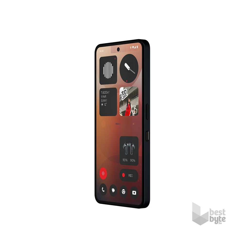Nothing Phone (3a) 12/256GB DualSIM kártyafüggetlen okostelefon - fekete (Android) (Újszerű)