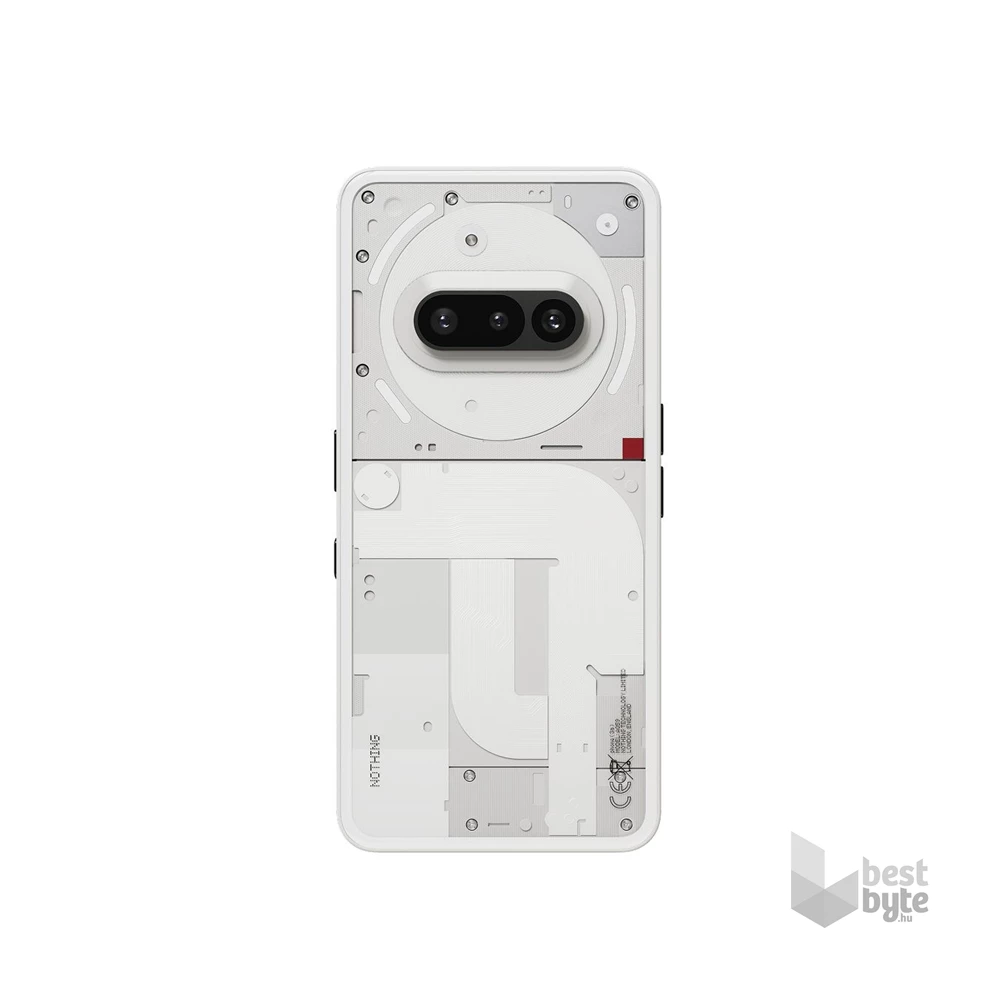 Nothing Phone (3a) 12/256GB DualSIM kártyafüggetlen okostelefon - fehér (Android)