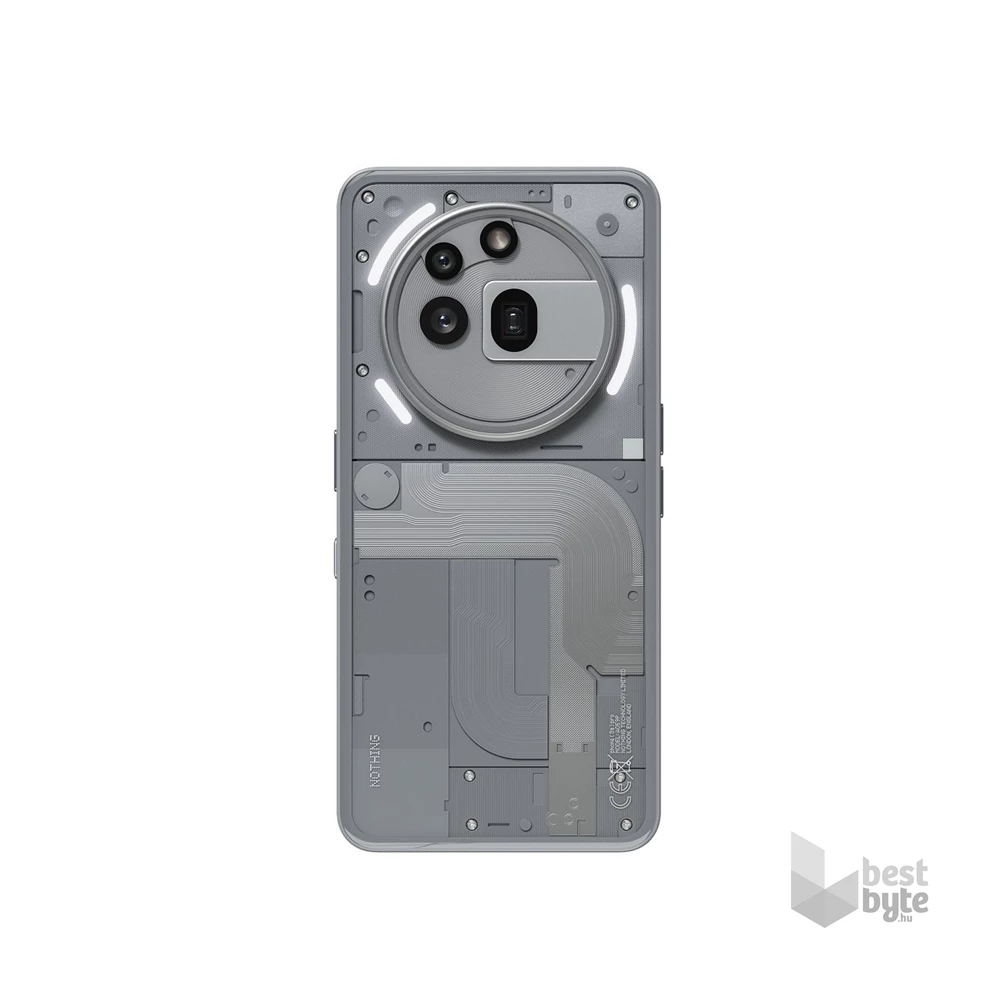 Nothing Phone (3a) Pro 12/256GB DualSIM kártyafüggetlen okostelefon - szürke (Android)