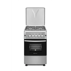 Novacook F5S40G2 INX inox, szabadonálló, gáz, főzőzóna: 4, sütő:54L, tűzhely (Újszerű)