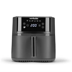 Nutribullet NBA0611 CrispLite sötétszürke 6 L forrólevegős sütő (Újszerű)