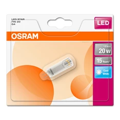 Osram Star átlátszó búra/1,8W/200lm/4000K/G4/12V LED kapszula