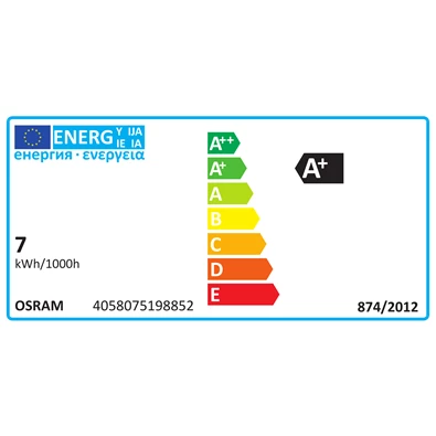 Osram Value PAR16 műanyag ház/6,9W/575lm/2700K/GU10/230V/120fok/83lm/W LED spot izzó