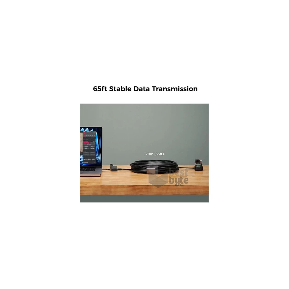 Obsbot OCB-2309-CE 20m USB-C - USB-A 3.2 Gen 1 M/M fekete kábel