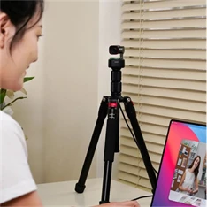 Obsbot OTB-2310-CE Foldable Lightweight 24-144cm fekete kamera tartó tripod állvány