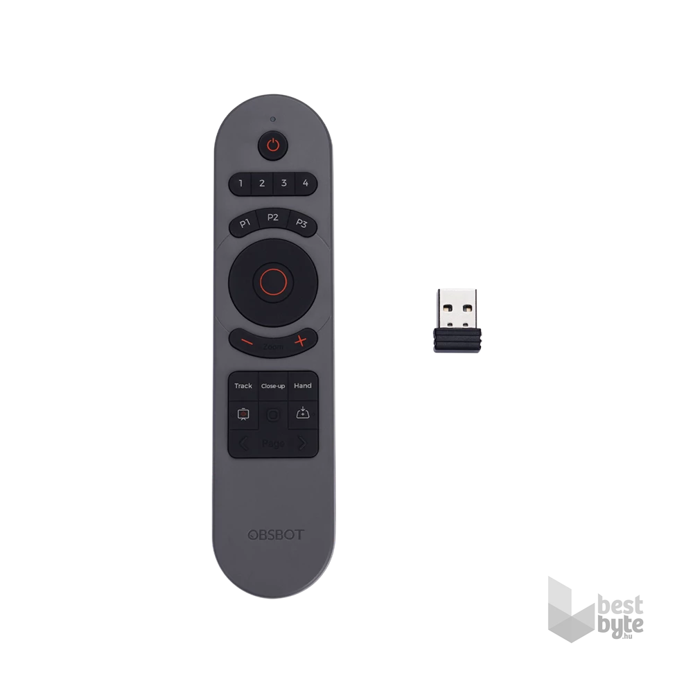 Obsbot Tiny Smart szürke távvezérlő