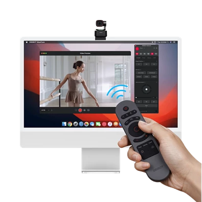 Obsbot Tiny Smart szürke távvezérlő