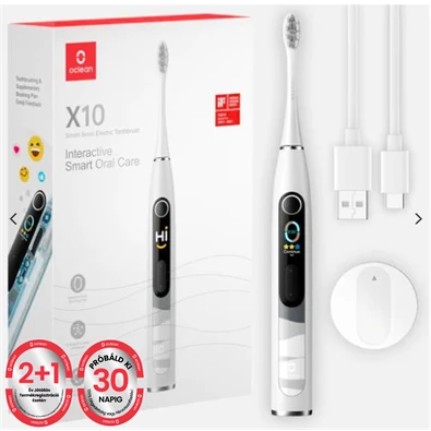 Oclean X10 szürke elektromos fogkefe