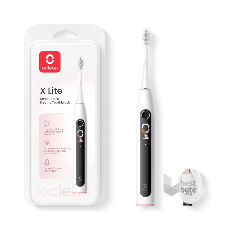 Oclean X Lite Grey Smart Sonic elektromos fogkefe