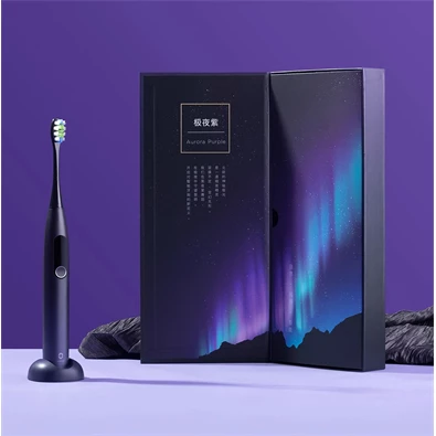 Oclean X Pro Aurora Purple szónikus elektromos okos fogkefe