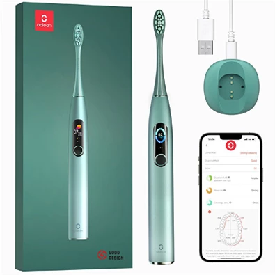 Oclean X Pro Mist Green szónikus elektromos okos fogkefe
