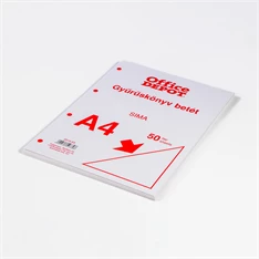 Office Depot A4 50 lapos sima gyűrűskönyv betét