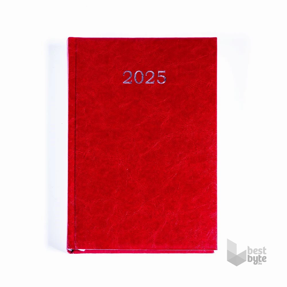 Office Depot A5 2025 napi beosztású bordó határidőnapló