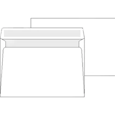 Office Depot LC4 bélésnyomott 250db/csomag enyvezett boríték