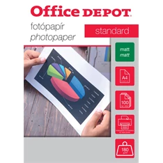 Office Depot Standard A4 180g matt 100db fotópapír